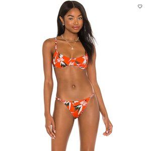 Solid & Striped NWT The Ginger Bikini Top in Vida Floral Size XS